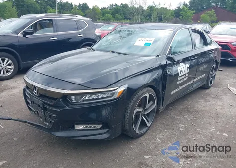 2018 Honda Accord Sport из США, поврежденный, VIN 1HGCV1F39JA225715